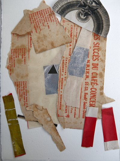Vintage papiercollage door Doris Schmitz