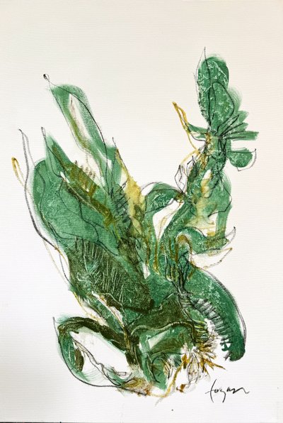 Abstract Botanical Flow door Dorothy Fagan