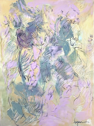 Zachte, abstracte rust door Dorothy Fagan