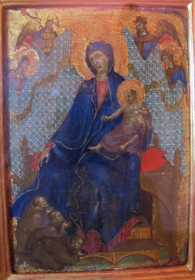 Duccio di buoninsegna, Franciscaanse Madonna 02 door Duccio di Buoninsegna