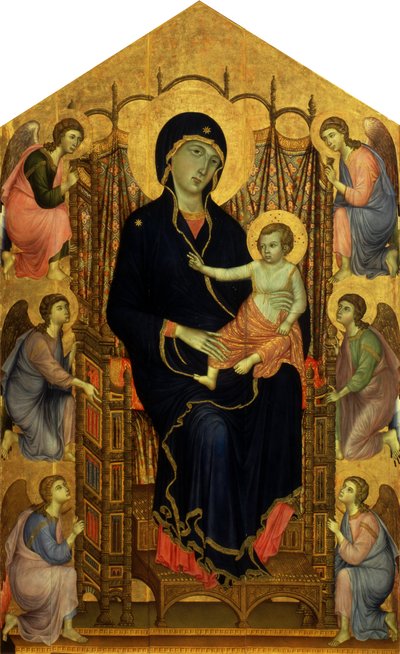 Italiaans: Maestà Rucellai Madonna door Duccio di Buoninsegna