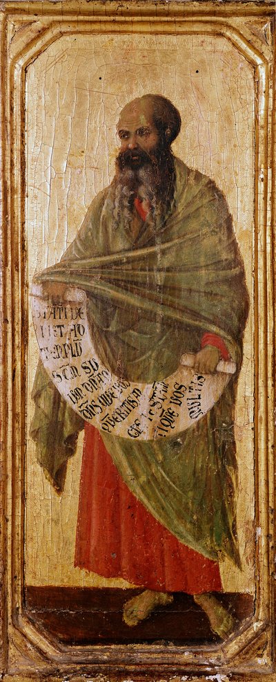 De profeet Malachie door Duccio di Buoninsegna