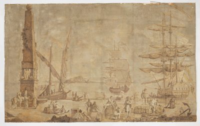 Gezichten van Italië [Baai van Napels] door Dufour et Leroy