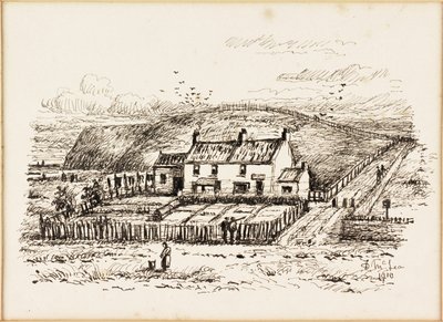 De Wasplaatsheuvel en het Huisje van Betty Heron door Duncan F. McLea