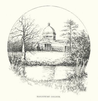 Haileybury College (litho) door Duncan Moul