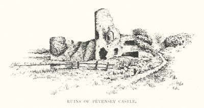 Ruïnes van Pevensey Castle door Duncan Moul