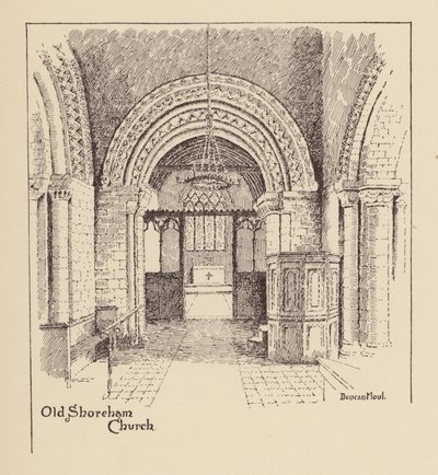 Sussex: Oude Shoreham Kerk door Duncan Moul