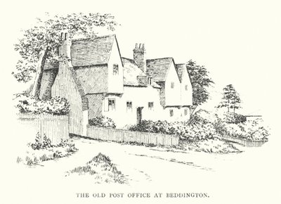 Het oude postkantoor in Beddington door Duncan Moul