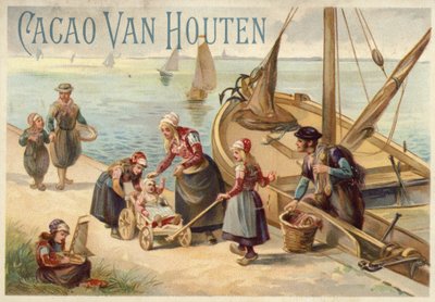 Visser met zijn familie door Dutch School