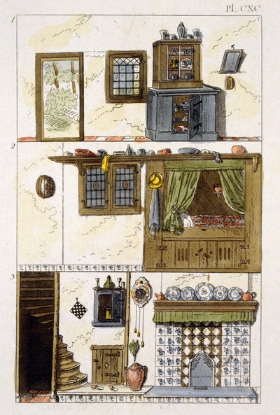 Illustratie uit het Magazine of Garden Gems door G Van Laar, 1802 door Dutch School