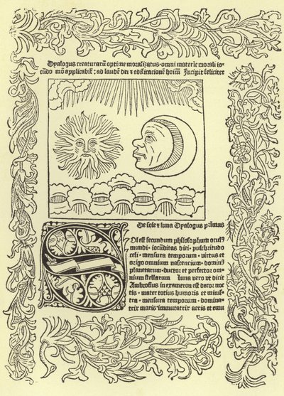 Pagina uit de Dialogus Creaturarum door Dutch School