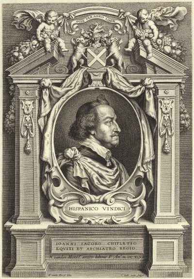 Portret van Jean-Jacques Chifflet door Dutch School