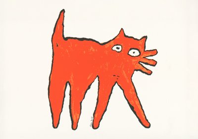 Oranje kat door EDEN KALIF