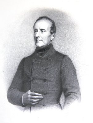 Alphonse de Lamartine en zijn handtekening door E. Charpentier