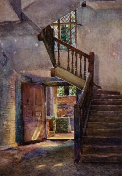 Eton: Interieur van de oude brouwerij door E. D. Brinton