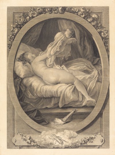 Het Hemd Uitgetrokken door E. Guersant after Jean Honoré Fragonard