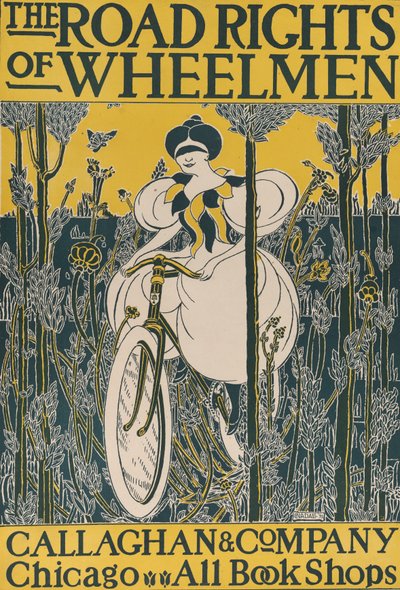 De wegrechten van wielrenners, 1895 door E. Nadall