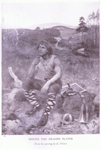 Sigurd de drakendoder door E. Neilson