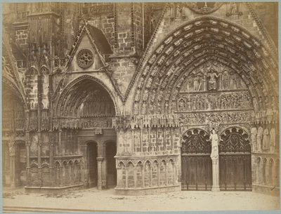 Westelijke deur, Bourges door E. Quetier