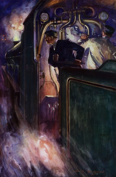 De nachttrein door E. S. (after) Hodgson