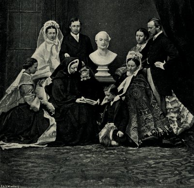Een Koninklijke Familiegroep, 10 maart 1863, ca. 1897 door E. and S. Woodbury