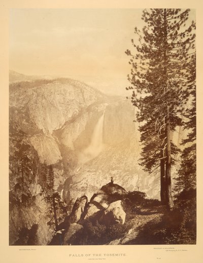 Watervallen van Yosemite door Eadweard Muybridge