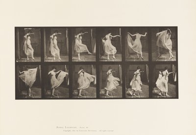 Plaat 188. Dansen (chique) door Eadweard Muybridge
