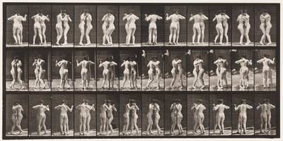 Plaat 196. Wals Dansen, Twee Modellen door Eadweard Muybridge