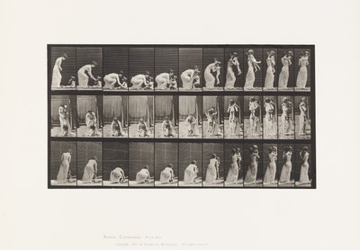 Plaat 214. Kind (70) van de Grond Tillen, Rond Draaien door Eadweard Muybridge