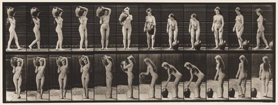 Plaat 226. Waterkruik van schouder naar grond verplaatsen en omdraaien door Eadweard Muybridge
