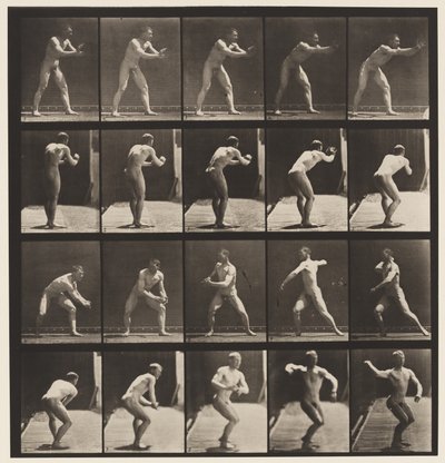 Plaat 282. Honkbal; Vangen en gooien, 1885 door Eadweard Muybridge