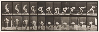 Plaat 287. Honkbal; Rennen en bal oppakken door Eadweard Muybridge