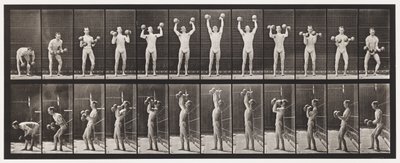 Plaat 322. Twee 50-lb Halters Heffen en Neerlaten door Eadweard Muybridge
