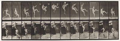Plaat 366. Rennen, haken en schoppen door Eadweard Muybridge
