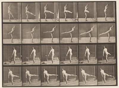 Plaat 370. Eerste Ballet Actie door Eadweard Muybridge