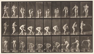 Plaat 440. Bukken en Glas Spoelen door Eadweard Muybridge
