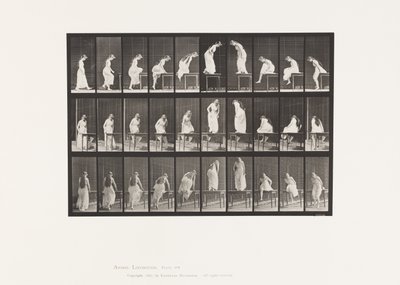 Plaat 513. Op en Af Tafel Gaan door Eadweard Muybridge