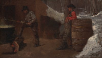Het Suikerkamp door Eastman Johnson