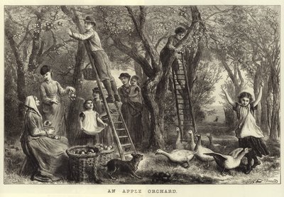 Een Appelboomgaard door Ebenezer Newman Downard