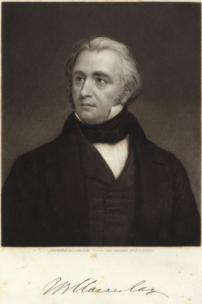Lord Macaulay door Eden Upton Eddis
