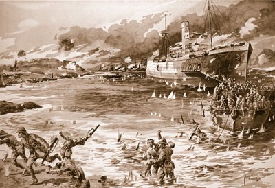 De beroemde landing van de 