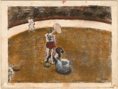 [Im Zirkus Fernando] door Edgar Degas