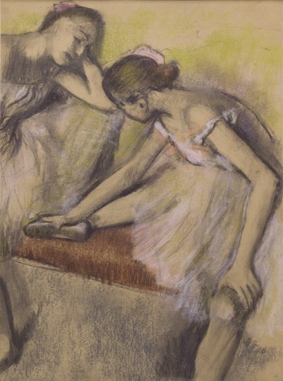 Dansers in rust, ca. 1898 door Edgar Degas