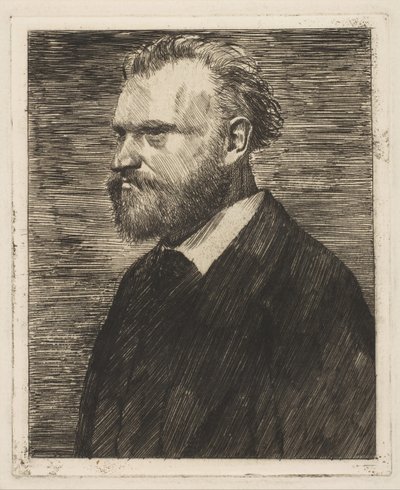 Édouard Manet, borstbeeldportret door Edgar Degas