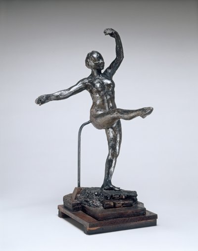 Vierde positie voor, op het linkerbeen door Edgar Degas