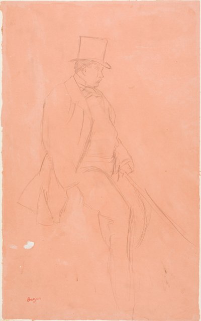 Gentleman Ruiter door Edgar Degas