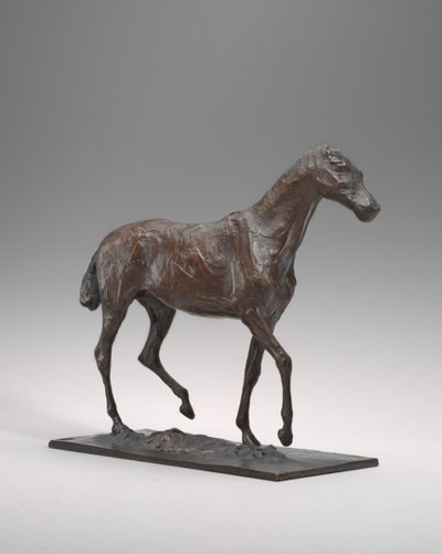 Paard lopend, originele was mogelijk begin 1870s, gegoten ca. 1920-1921 door Edgar Degas