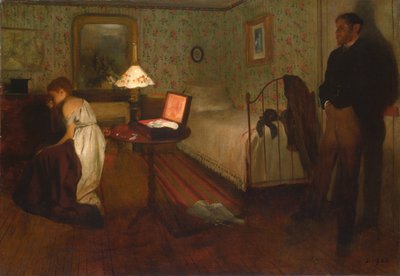 Interieur door Edgar Degas