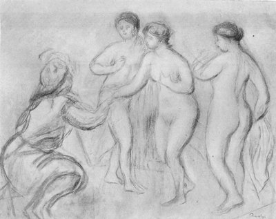 Oordeel van Parijs, ca. 1913 door Edgar Degas
