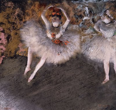 Le Pas Battu, c.1879 door Edgar Degas
